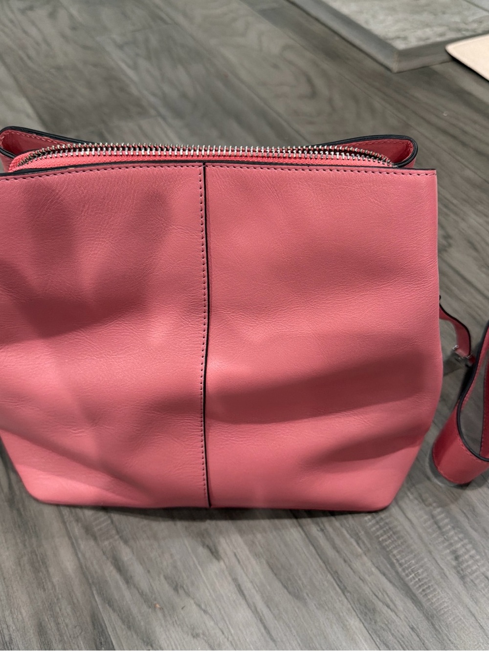 RADLEY LONDON Pink Leather Crossbody Tote